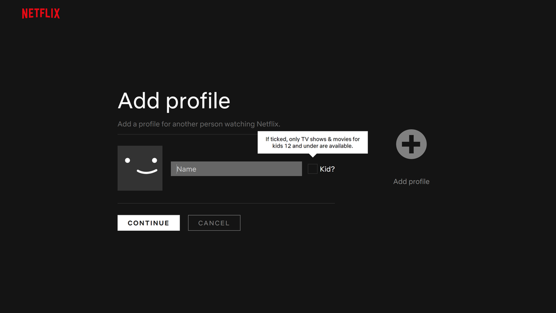 Netflix Kids Profile Filter