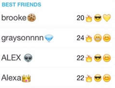 Example of Snapchat Snap Streak